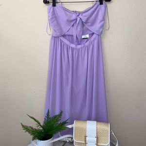 Lavender Midi Dress